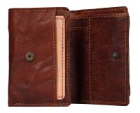 FFelsenfest Vintage Geldb&ouml;rse klein cognac