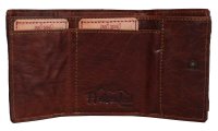 FFelsenfest Vintage Geldb&ouml;rse klein cognac