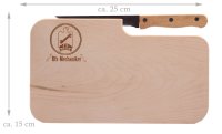 Brotzeitbrett mit Zunft Zeichen I Geschenk f&uuml;r KFZ-Mechaniker I 25,5x14,5x1,3cm