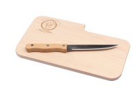 Brotzeitbrett mit Zunft Zeichen I Geschenk f&uuml;r Maler-Handwerker I 25,5x14,5x1,3cm