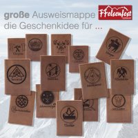 FFelsenfest Ausweistasche mit Zunft-Motiv Schornsteinfeger