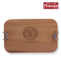 FFelsenfest Brotzeitdose mit Gravur Zunftzeichen I Geschenk f&uuml;r Zimmerer I Handwerker
