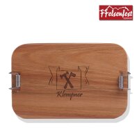 FFelsenfest Brotzeitdose mit Gravur Zunftzeichen I Geschenk f&uuml;r Klempner I Handwerker