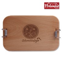 FFelsenfest Brotzeitdose mit Gravur Zunftzeichen I Geschenk f&uuml;r Schornsteinfeger I Handwerker
