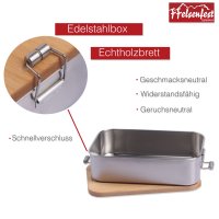 FFelsenfest Brotzeitdose mit Gravur Zunftzeichen I Geschenk f&uuml;r Schornsteinfeger I Handwerker