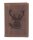 FFelsenfest Jagdmappe Leder mit Waidmannsheil Motiv  I ca. 16,5x12x1,5cm #1