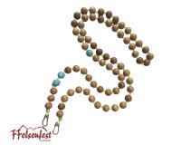 Handykette Lang mit Motiv Welt I Smartphone-Prlenkette 15 mm I L&auml;nge ca.138 cm