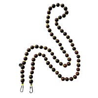 Handykette Lang-Crossbody Holz round neon green I 15 mm I  L&auml;nge ca. 138 cm