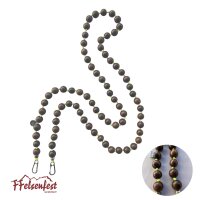 Handykette Lang-Crossbody Holz round neon green I 15 mm I  L&auml;nge ca. 138 cm