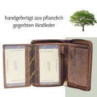 Geldb&ouml;rse mit Katzen Motiv I Lederb&ouml;rse mit katzen