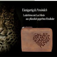 Geldb&ouml;rse mit Leo I Lederb&ouml;rse mit Leo-Motiv