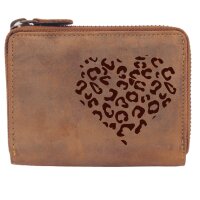 Geldb&ouml;rse mit Leo I Lederb&ouml;rse mit Leo-Motiv
