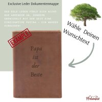 FFelsenfest Ausweismappe  personalisiert I Echt Leder