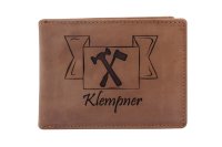 FFelsenfest Geldb&ouml;rse mit Klempner Zunft-Wappen I...